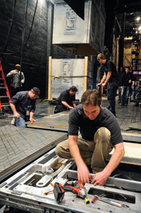 RAK backstage at Mary Poppins